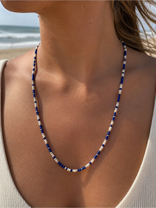 Venus and Vulcan Jewelry - Omo Dawn Beaded Necklace (S925)